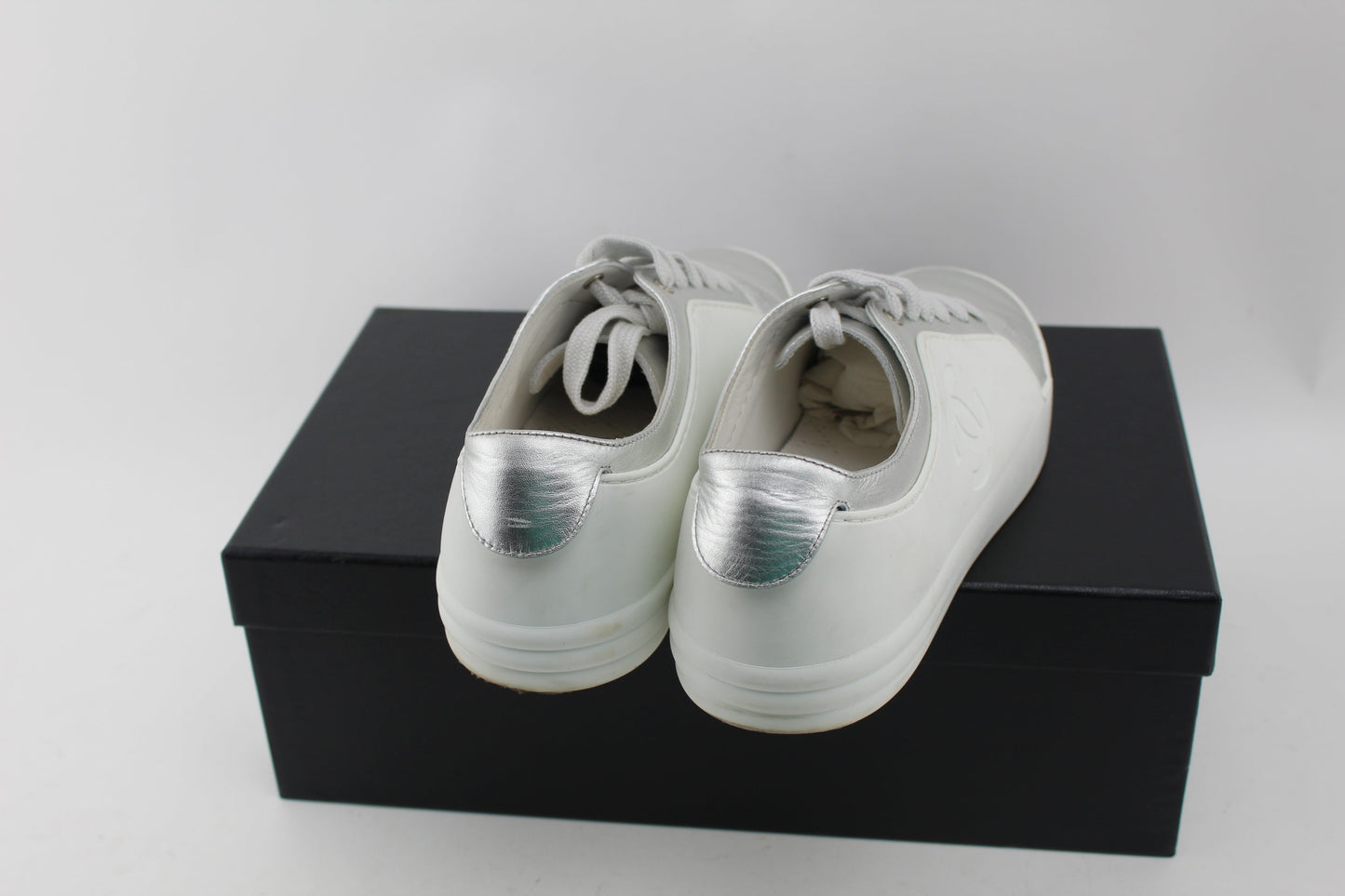 CHANEL  PVC TWO TONE SNEAKERS size 37