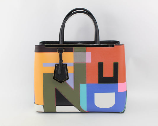 FENDI 2JOURS DISORDERED MEDIUM TOTE