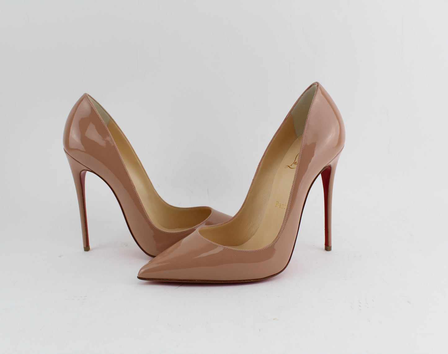CHRSITIAN LOUBOUTIN SO KATE NUDE SIZE 38.5