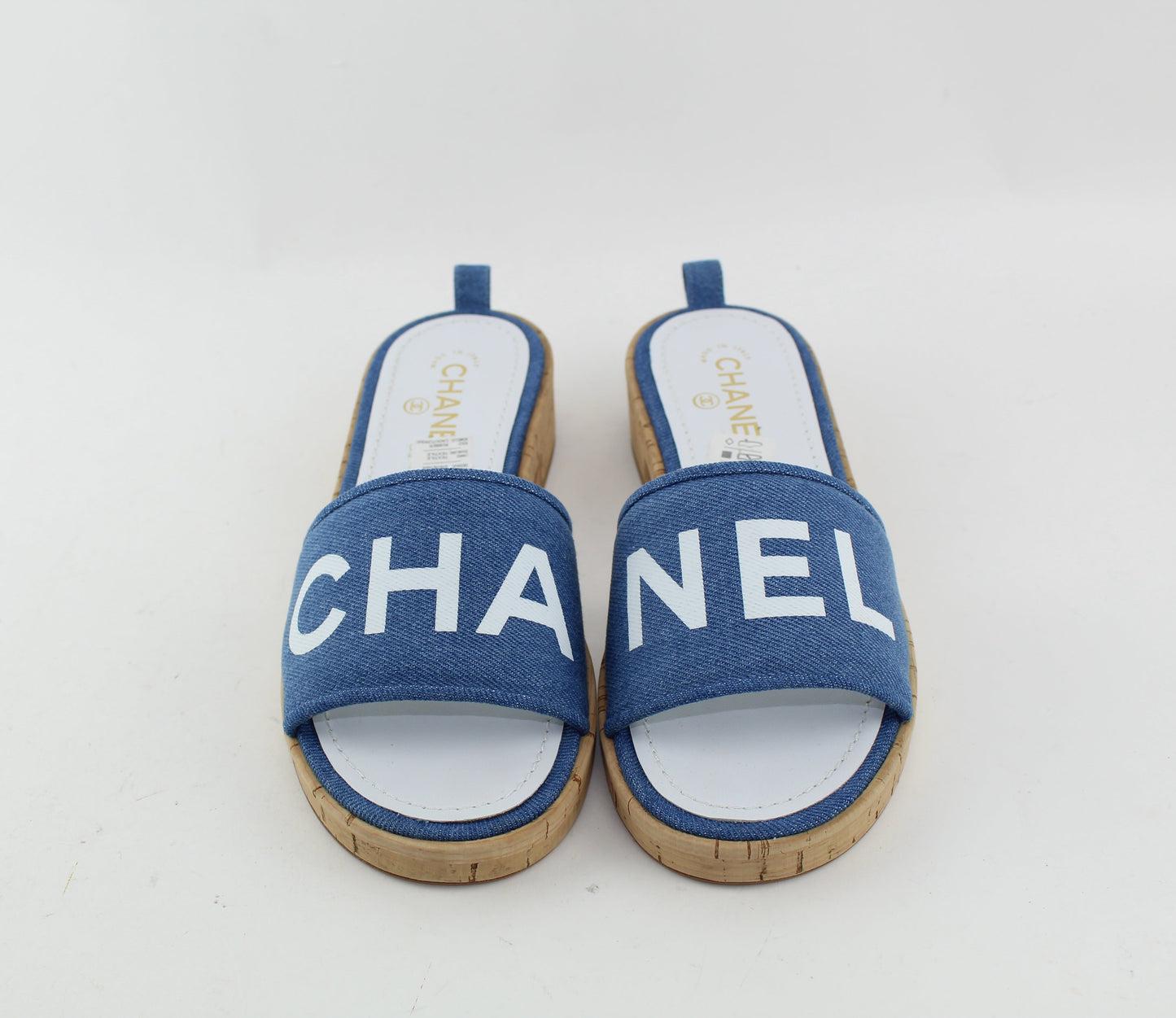 CHANEL DENIM SANDALS SIZE 41