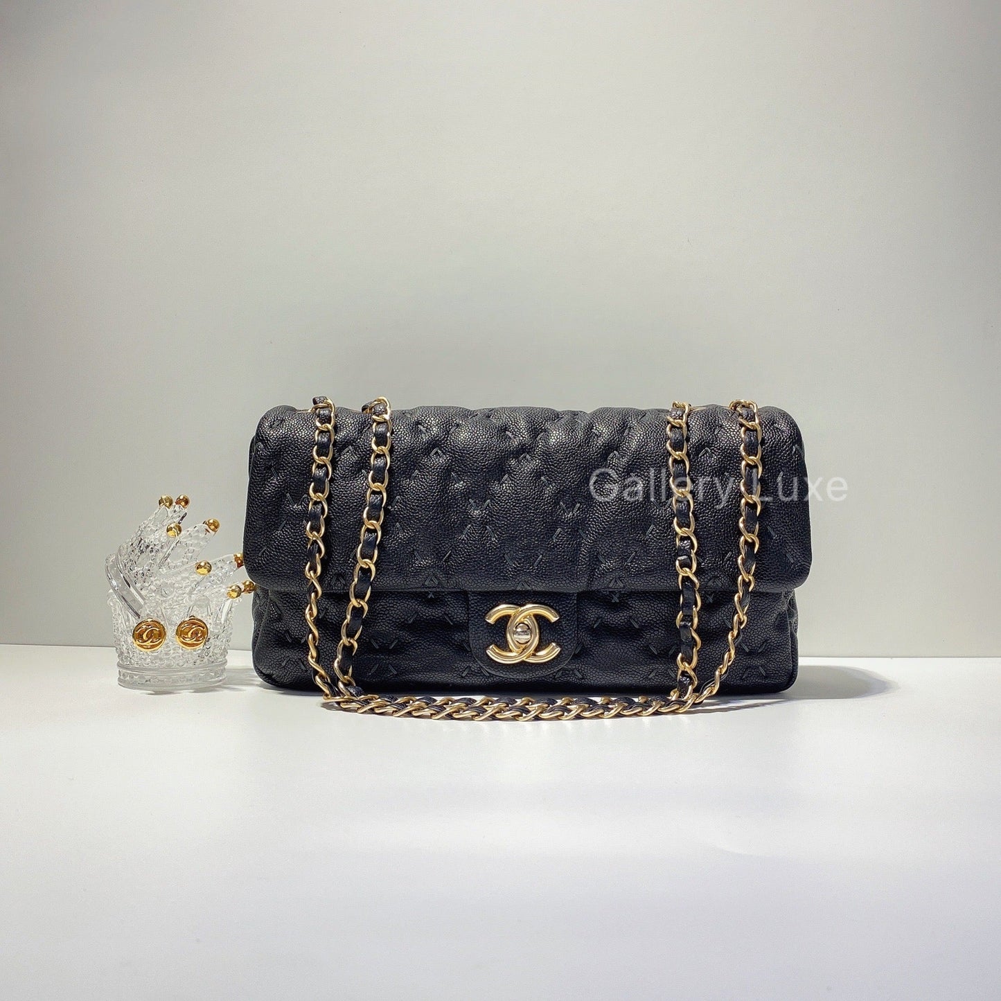 No.2560-Chanel Top Stitch Flap Bag