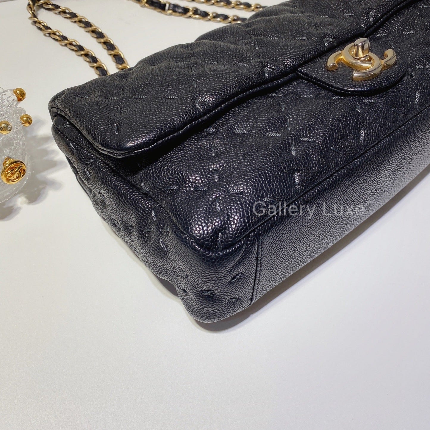 No.2560-Chanel Top Stitch Flap Bag