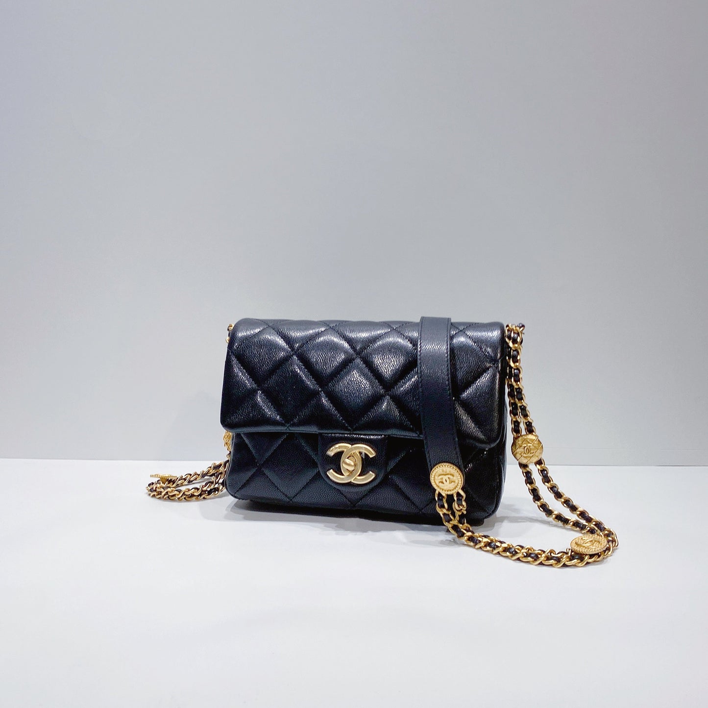 No.3654-Chanel Caviar Twist Your Button Flap Bag (Brand New / 全新貨品)