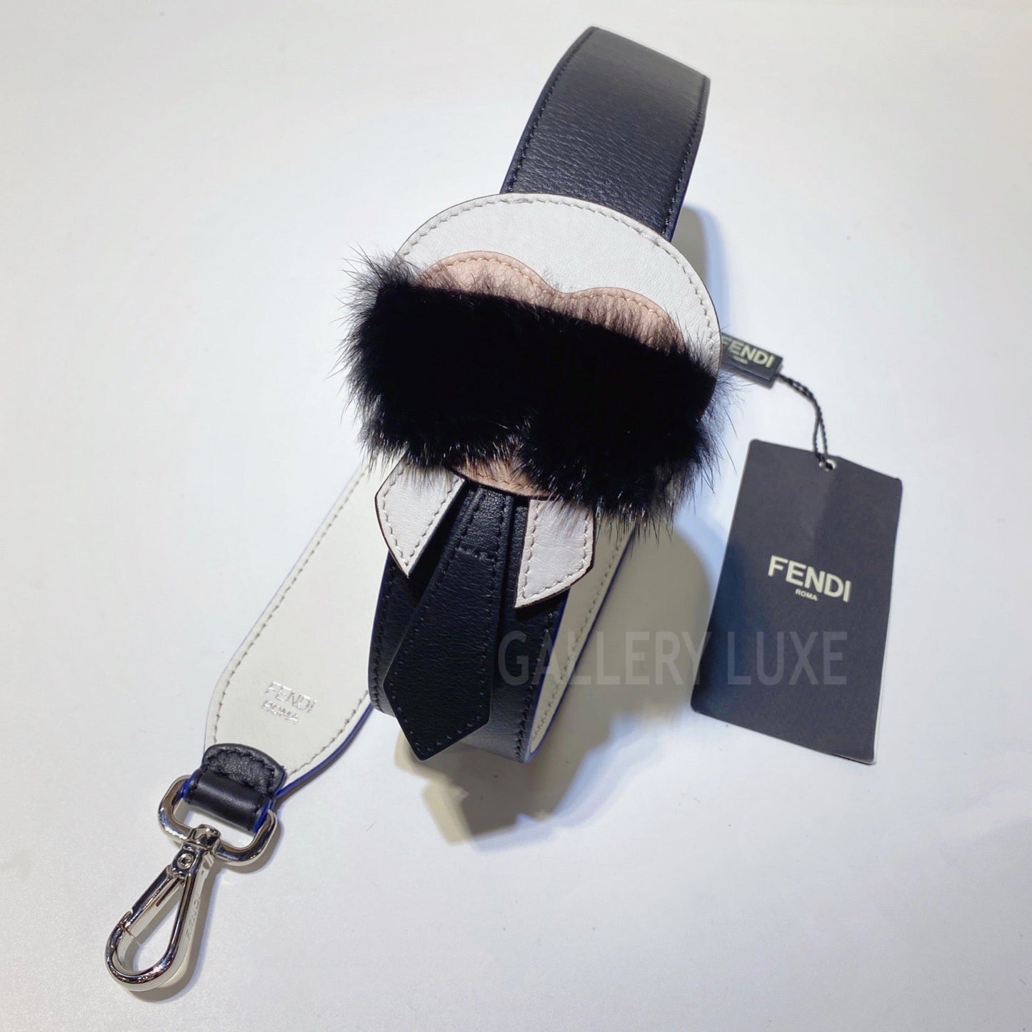 No.3352-Luxury FendiLeather Strap You Karl Lagerfeld Bag Strap (Unused / 未使用品)