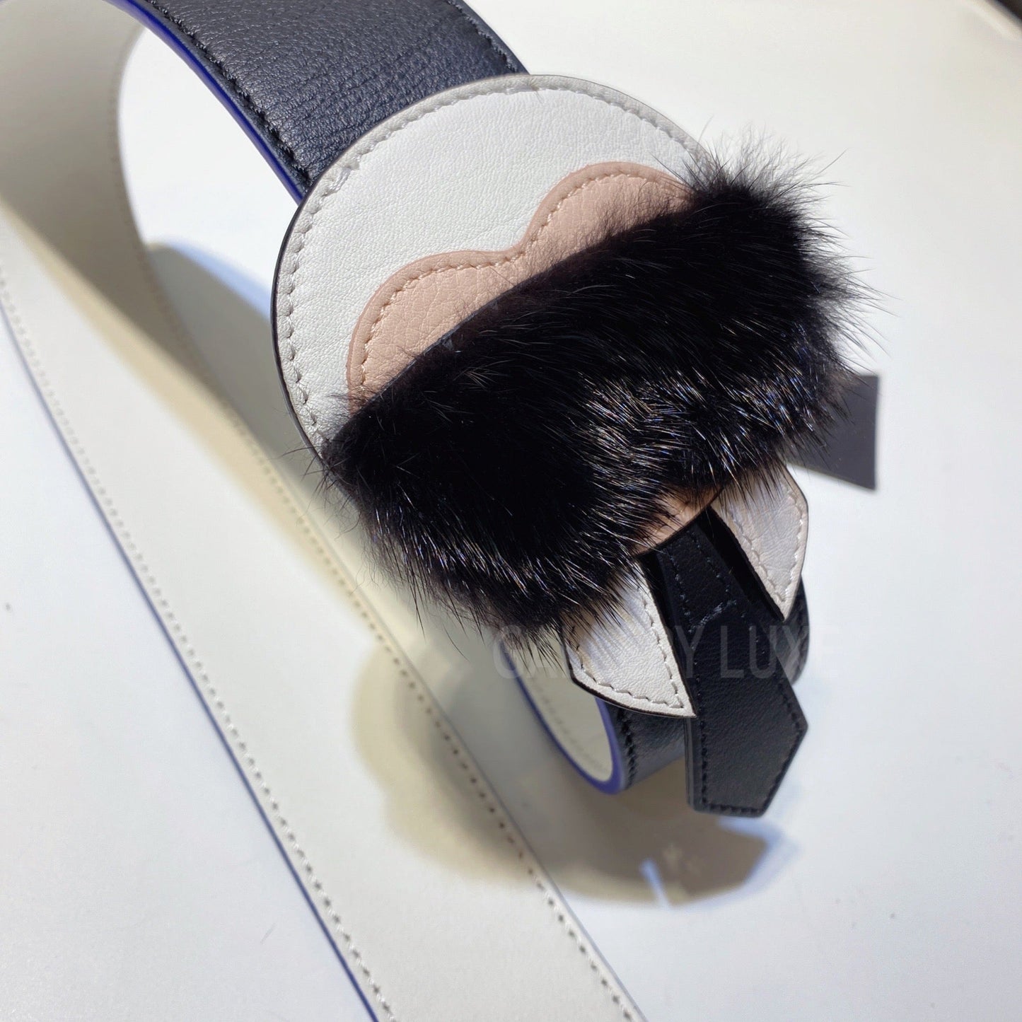 No.3352-Luxury FendiLeather Strap You Karl Lagerfeld Bag Strap (Unused / 未使用品)