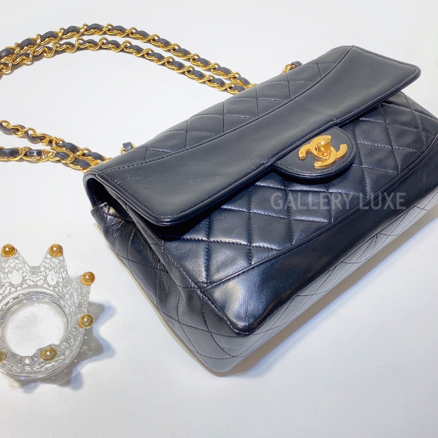 No.2866-Chanel Vintage Lambskin Flap Bag