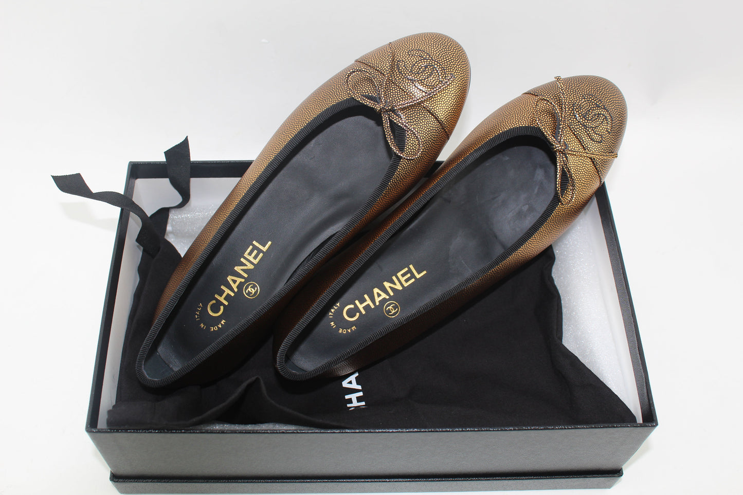 CHANEL BALLERINA FLATS SIZE 39