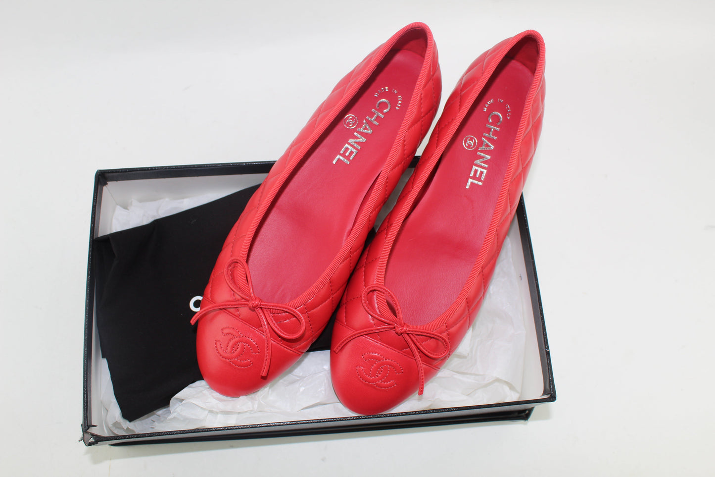 CHANEL BALLERINA FLATS SIZE 39.5