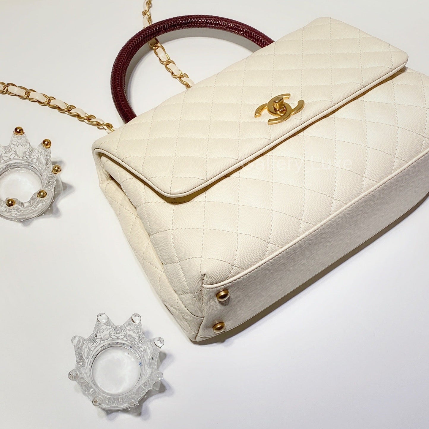 No.2563-Chanel Small Caviar Coco Handle