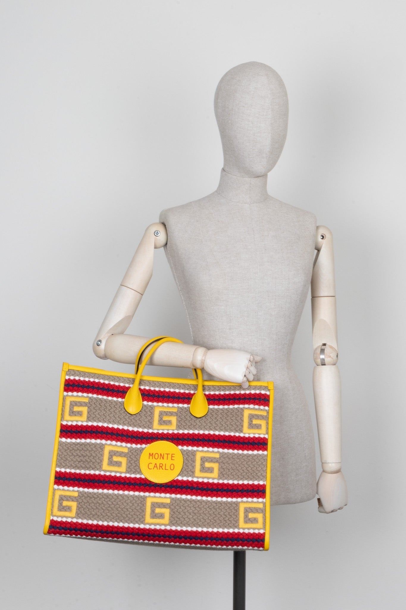 Luxury Gucci Trending 2025 Limited Edition Monte Carlo Crochet Tote Bag