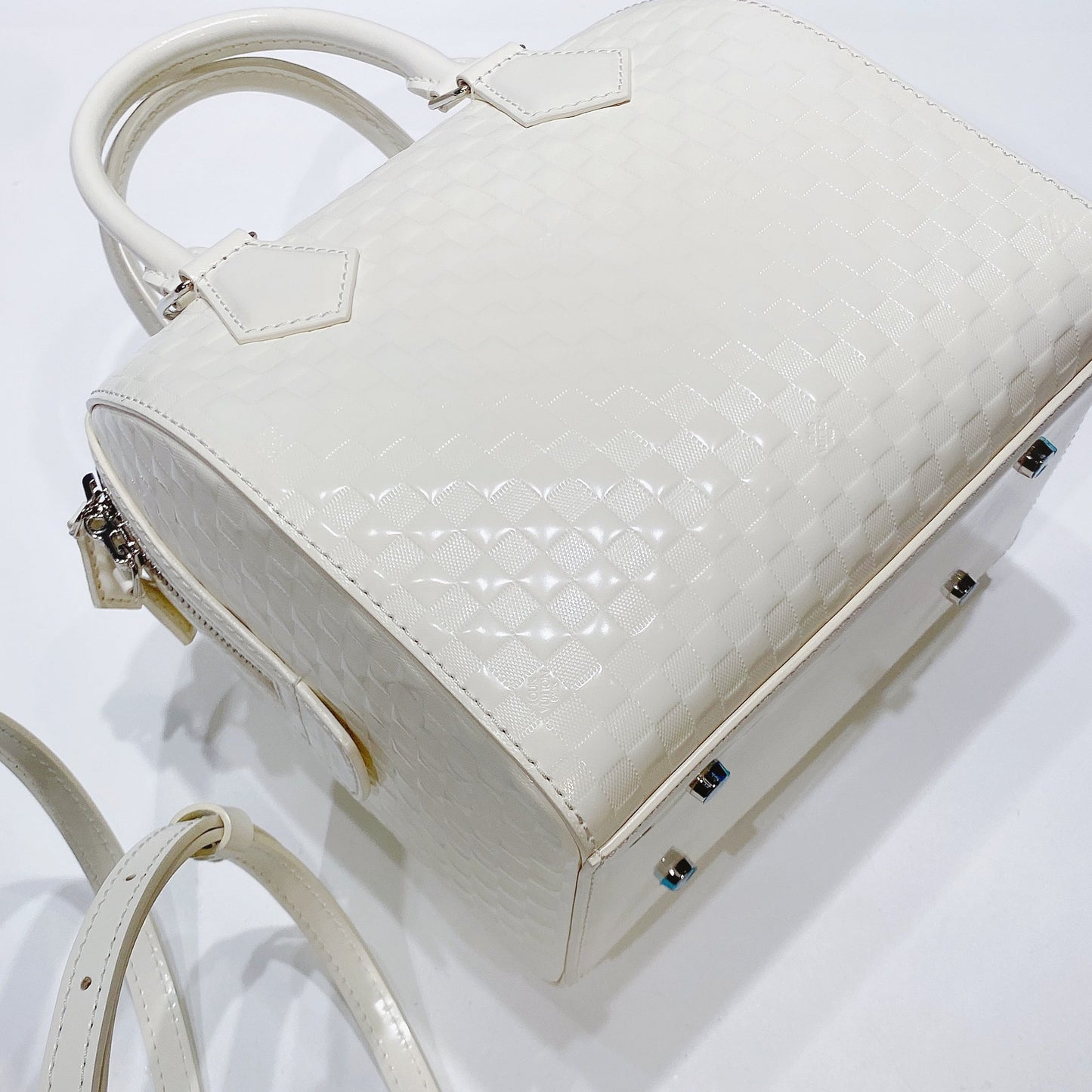 No.001350-Louis Vuitton Damier Facette Speedy Cube Bag