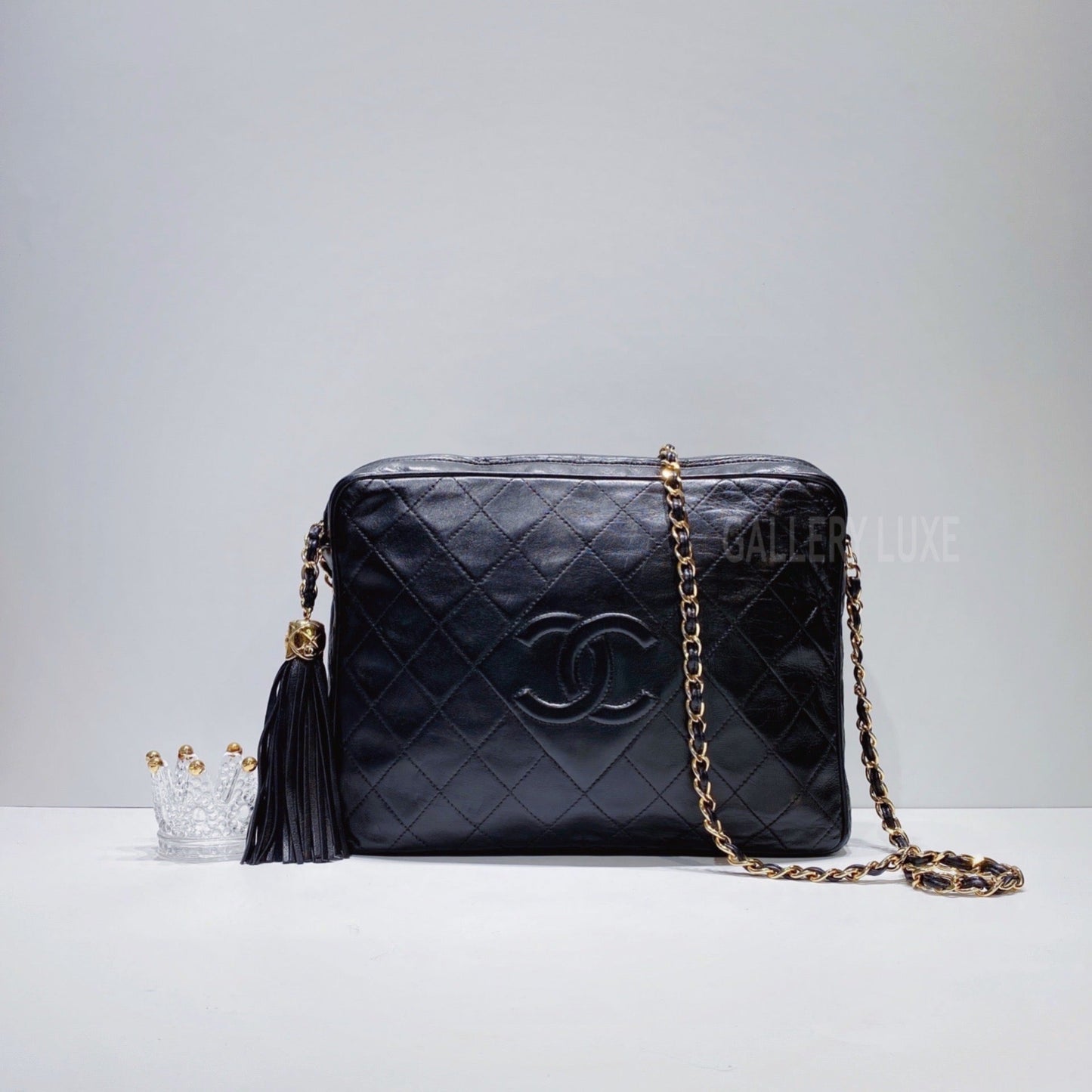 No.3429-Chanel Vintage Lambskin Camera Bag