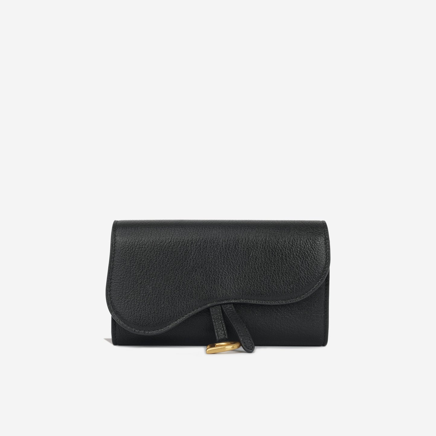 Luxury Dior Long Saddle Flap Wallet