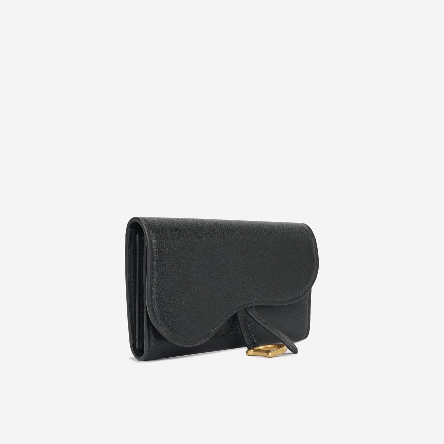 Luxury Dior Long Saddle Flap Wallet