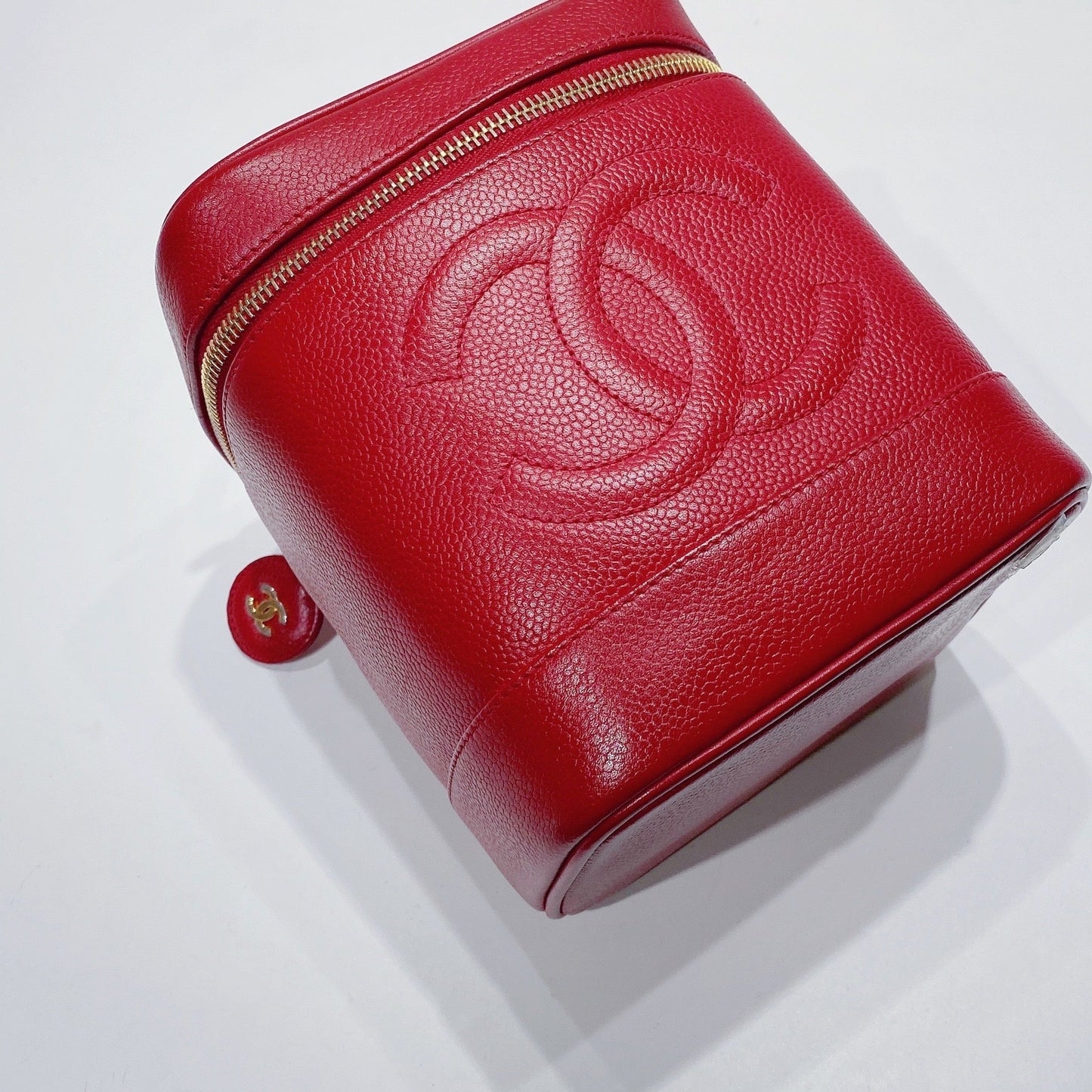 No.3526-Chanel Vintage Caviar Vanity Case