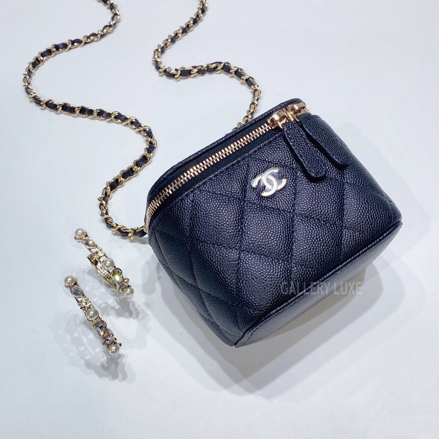 No.3437-Chanel Caviar Mini Vanity With Classic Chain (Brand New / 全新)