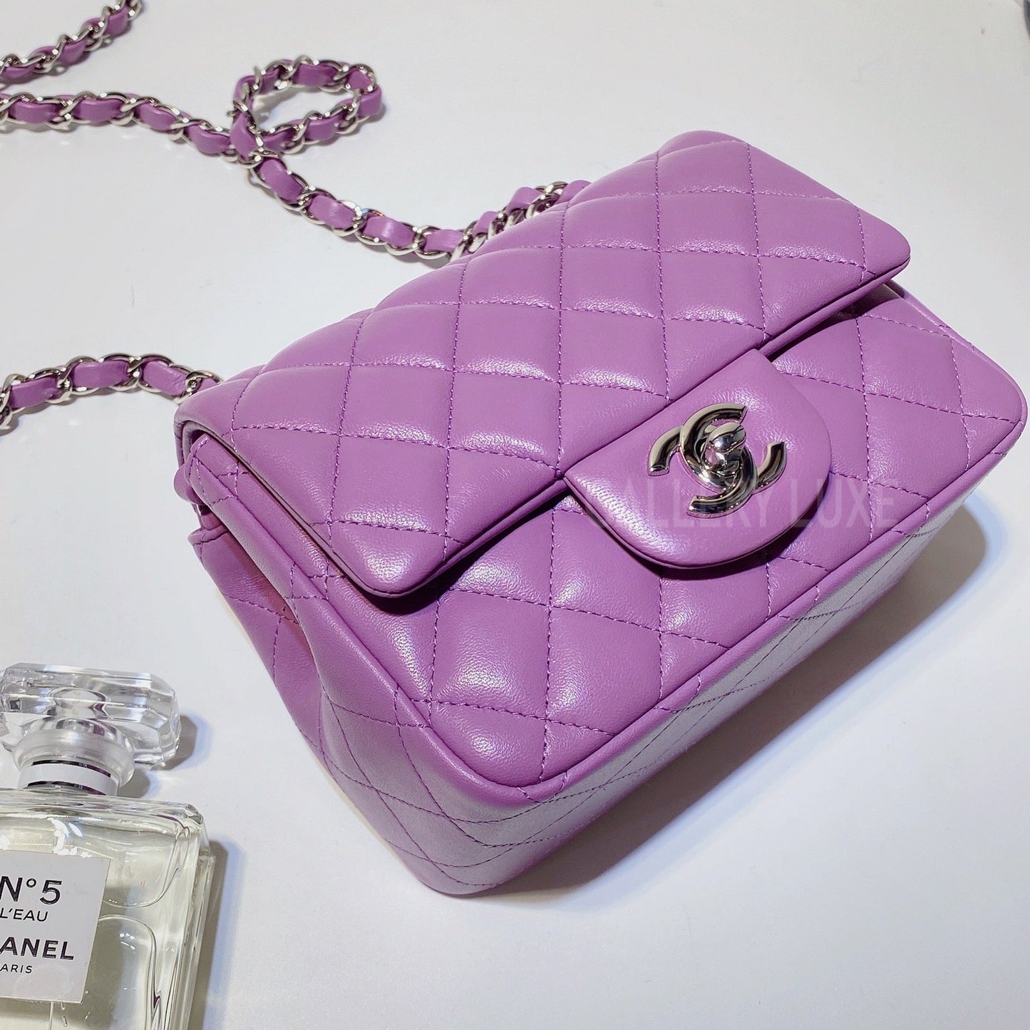 No.2876-Chanel Lambskin Classic Flap Mini 17cm (Unused / 未使用品)