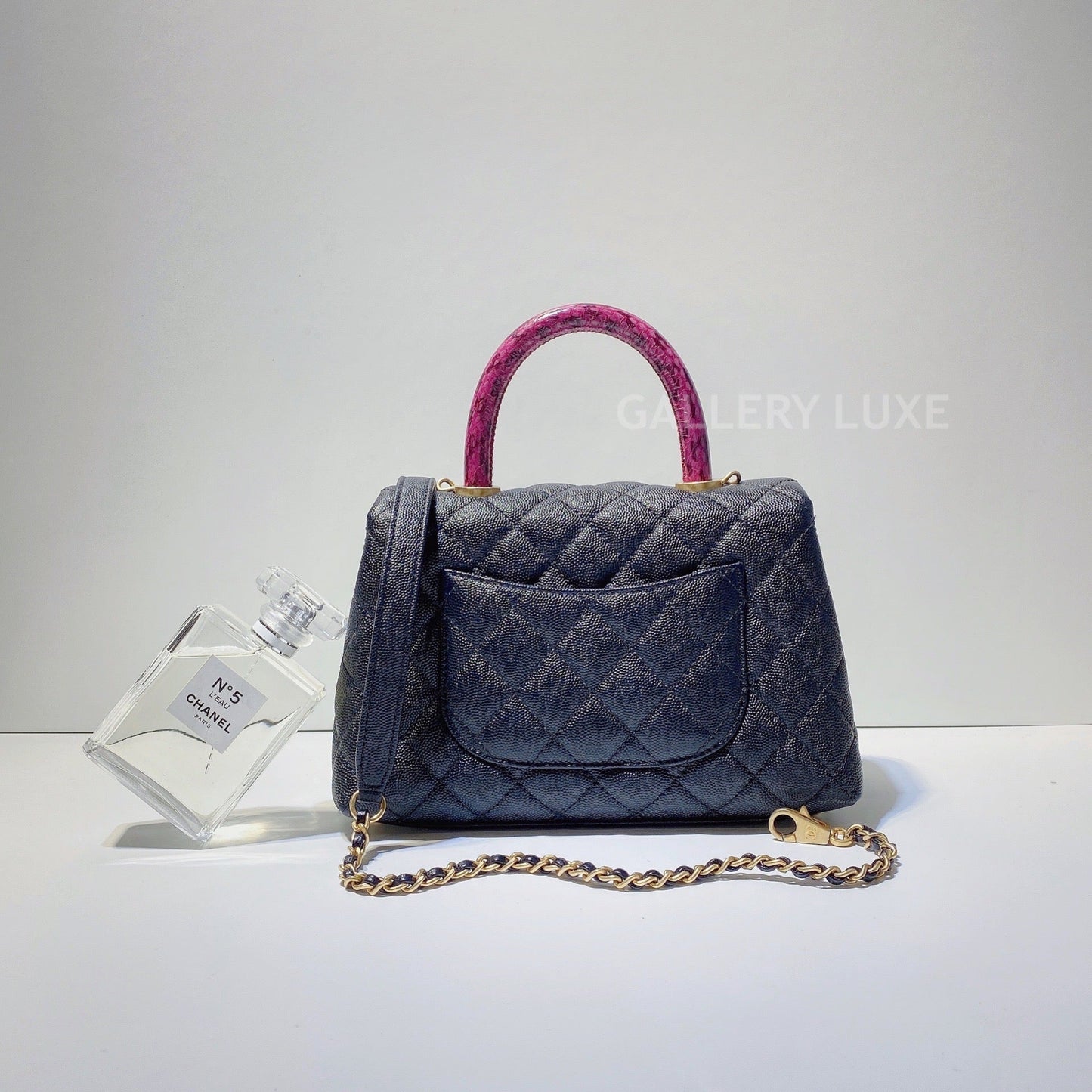 No.2879-Chanel Small Elaphe Coco Handle