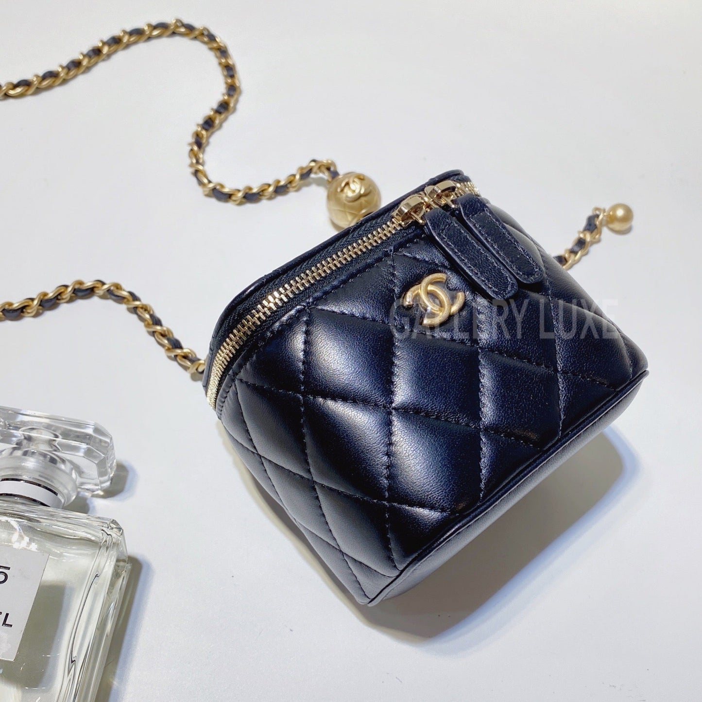 No.3173-Chanel Pearl Crush Clutch With Chain (Brand New / 全新)