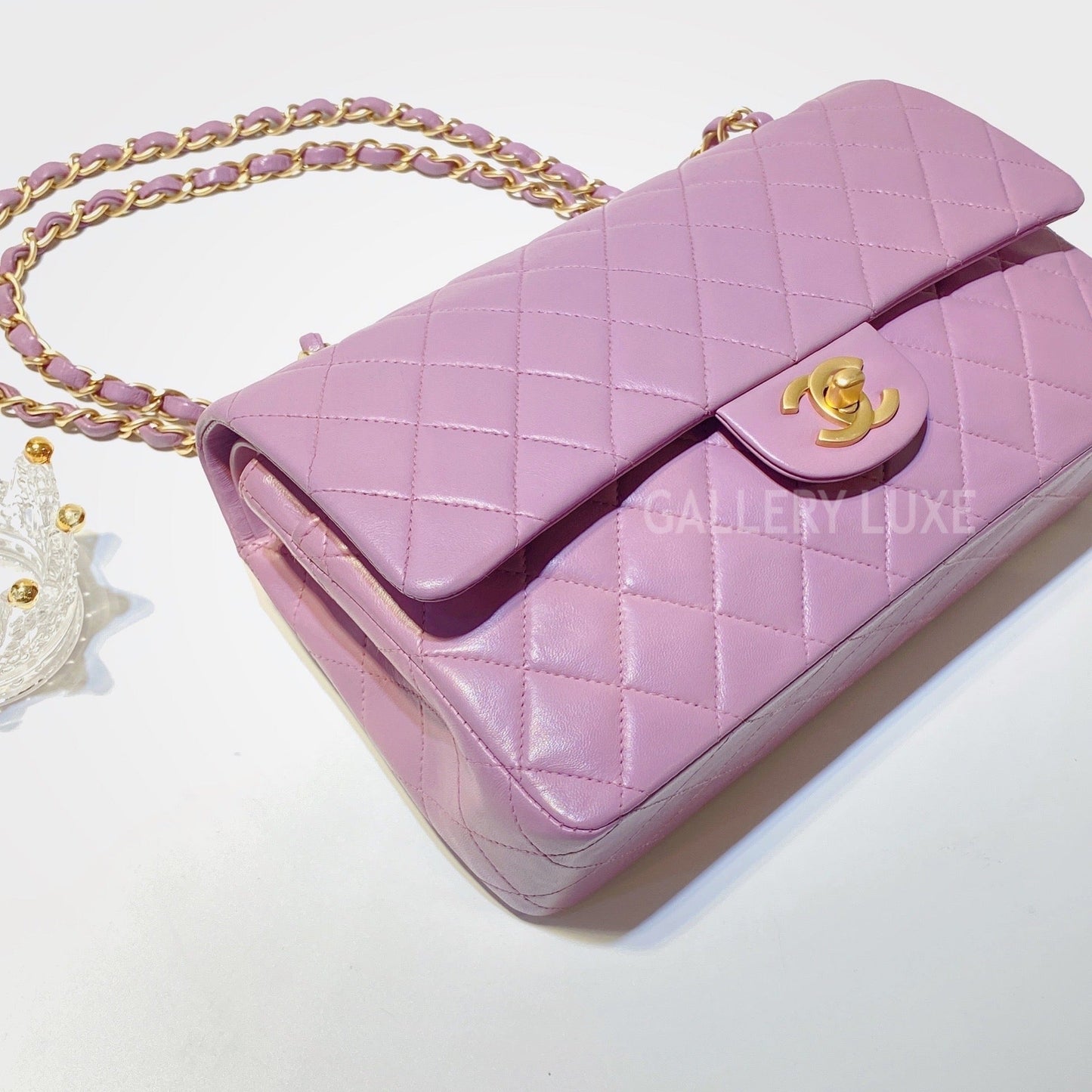No.2719-Chanel Vintage Classic Lambskin Flap Bag 25cm
