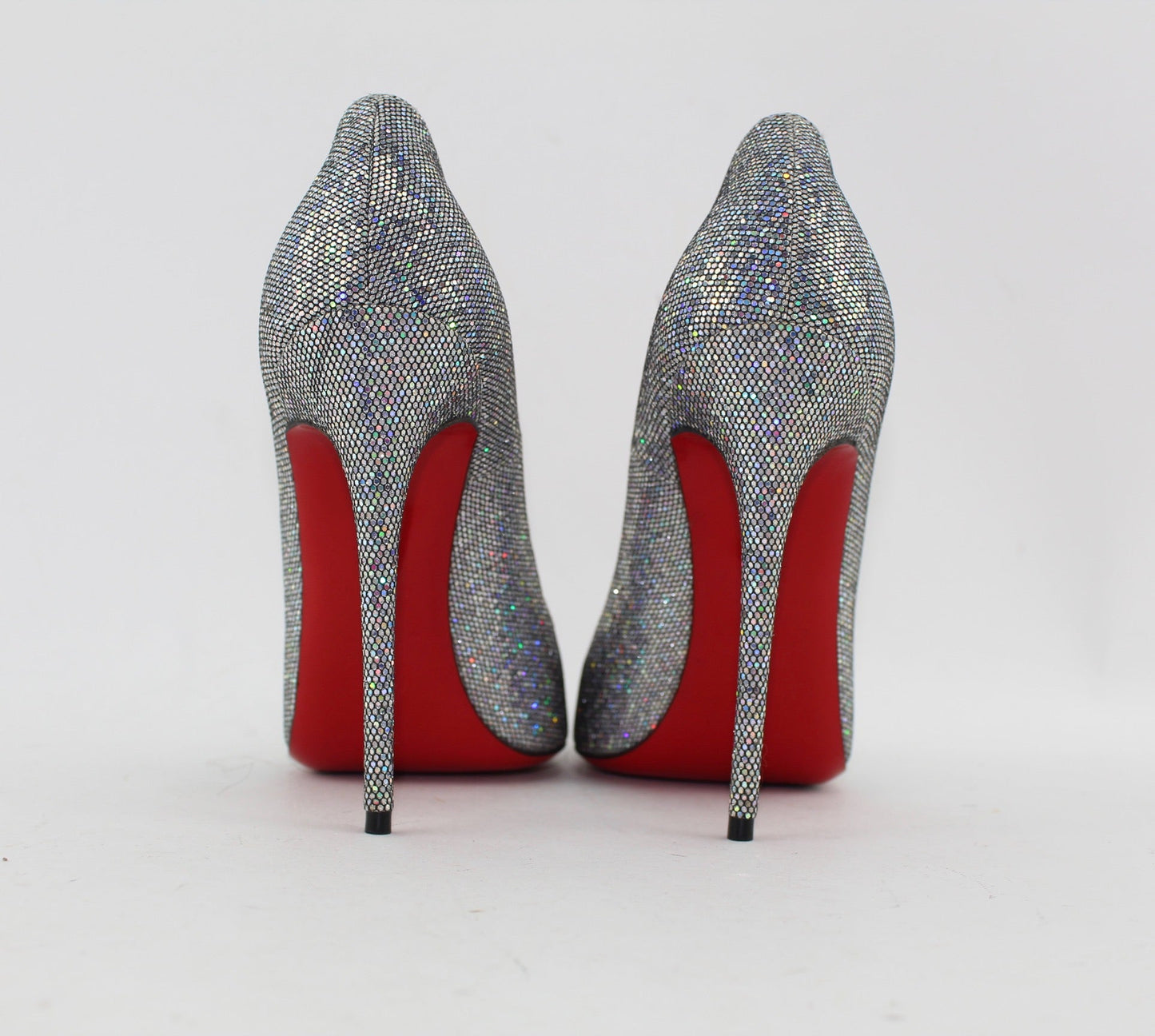 CHRISTIAN LOUBOUTIN SO KATE 120 GLITTER DISCO BALL SIZE 38.5