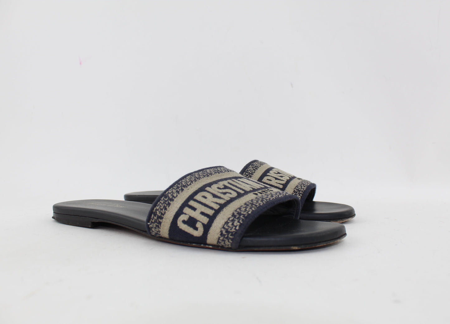 CHRISTIAN DIOR DWAY MULES SIZE 38.5