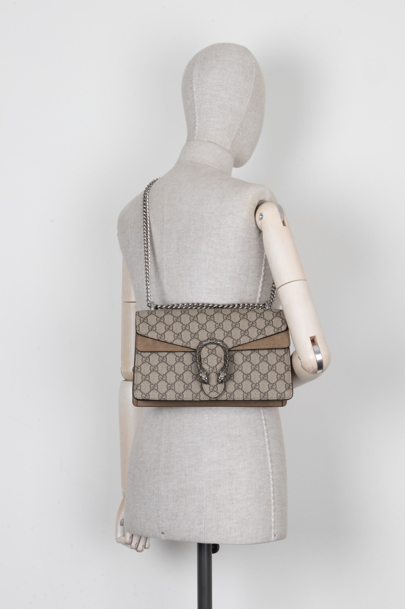 Luxury Gucci Trending 2025 Dionysus Bag Small GG Supreme Beige