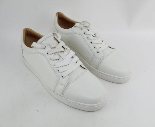 CHRISTIAN LOUBOUTIN VIEIRA FLAT CALF SNEAKERS SIZE 41