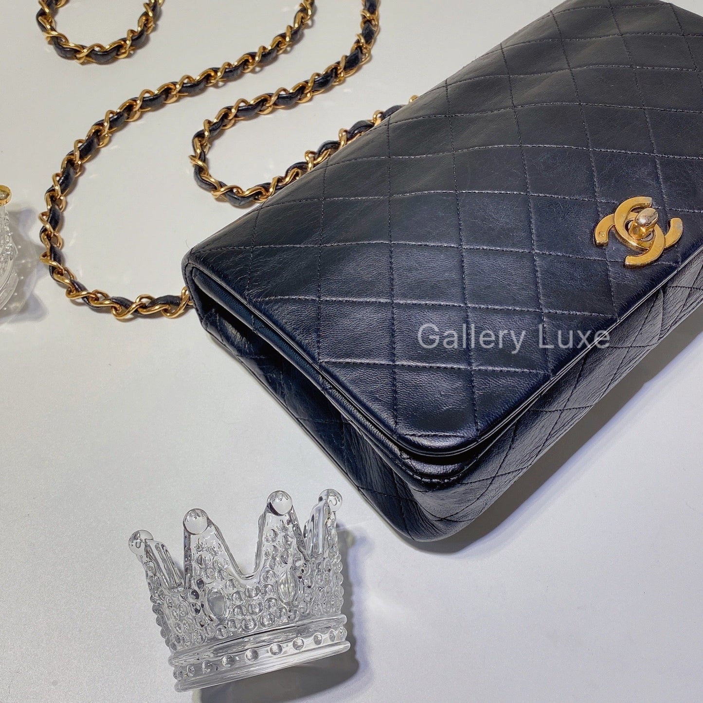 No.2609-Chanel Vintage Lambskin Flap Bag