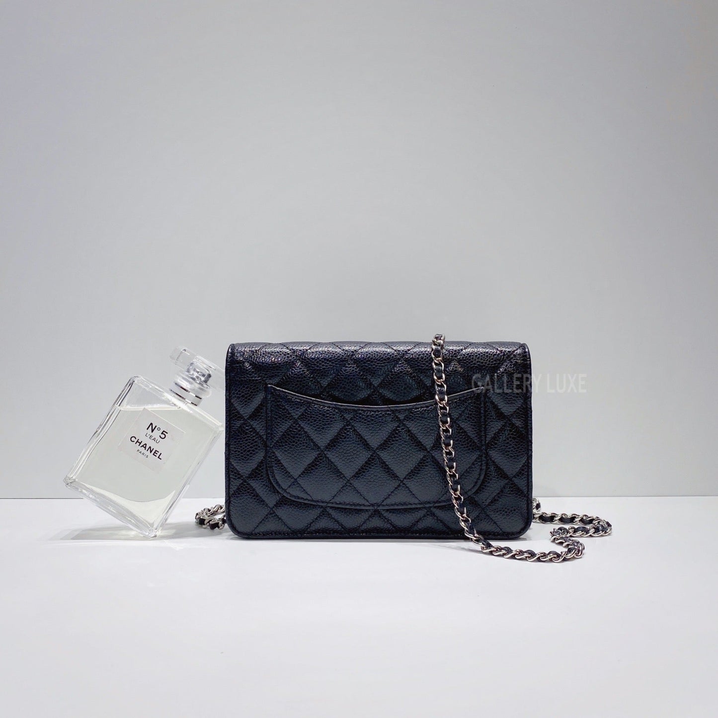 No.3411-Chanel Caviar Timeless Classic Wallet On Chain