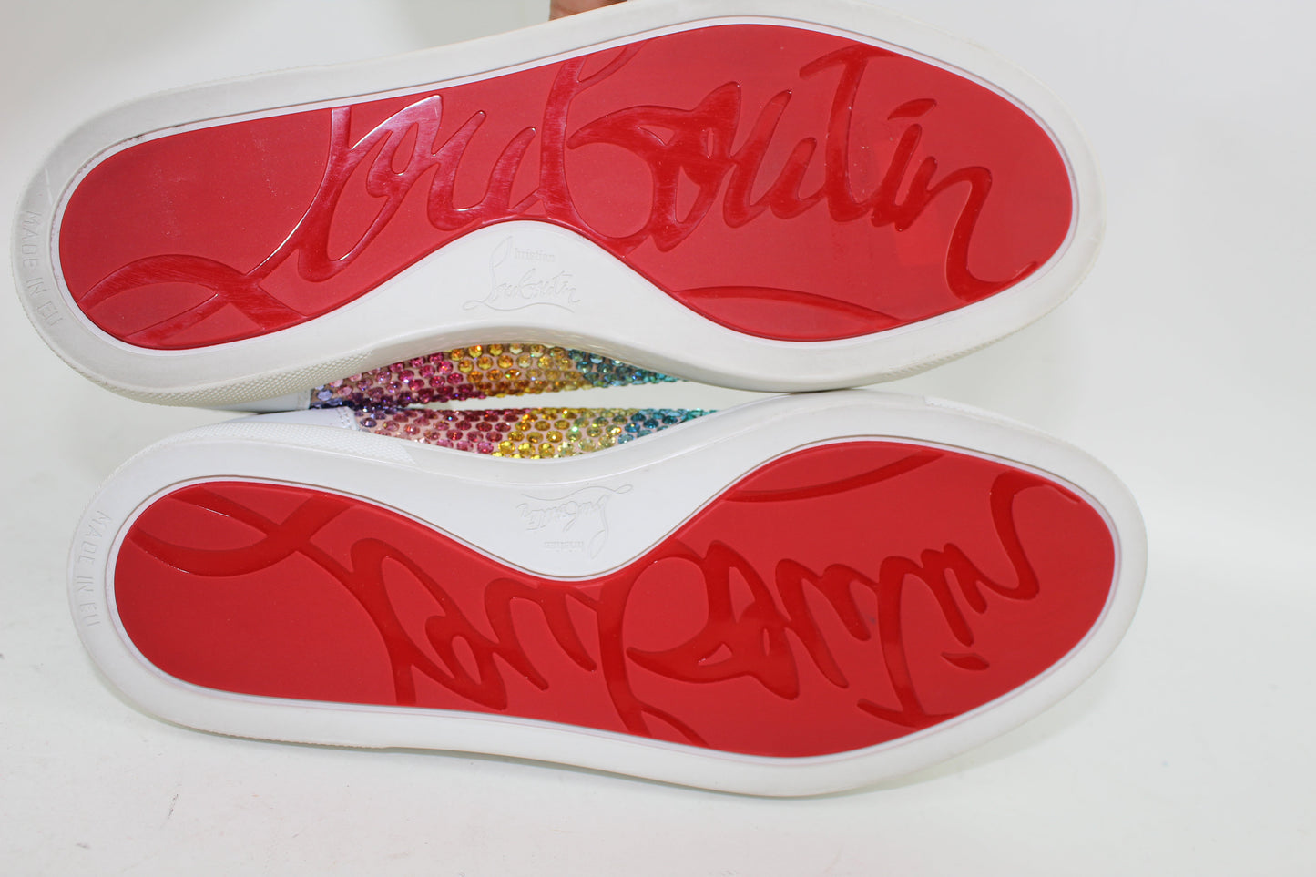 CHRISTIAN LOUBOUTIN RAINBOWBIP SNEAKERS SIZE 36.5