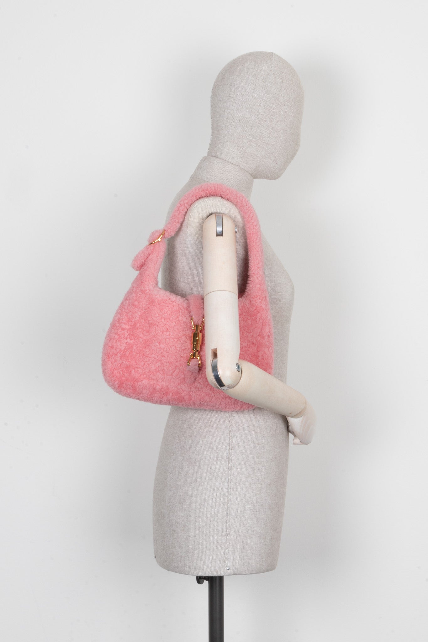 Luxury Gucci Trending 2025 1961 Shearling Jackie Rosa