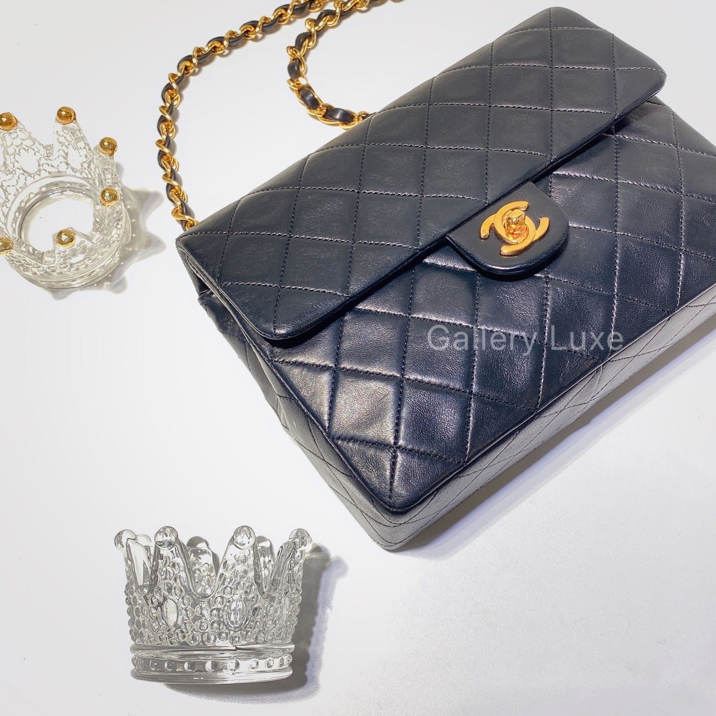 No.2608-Chanel Vintage Lambskin Classic Flap Mini 20cm