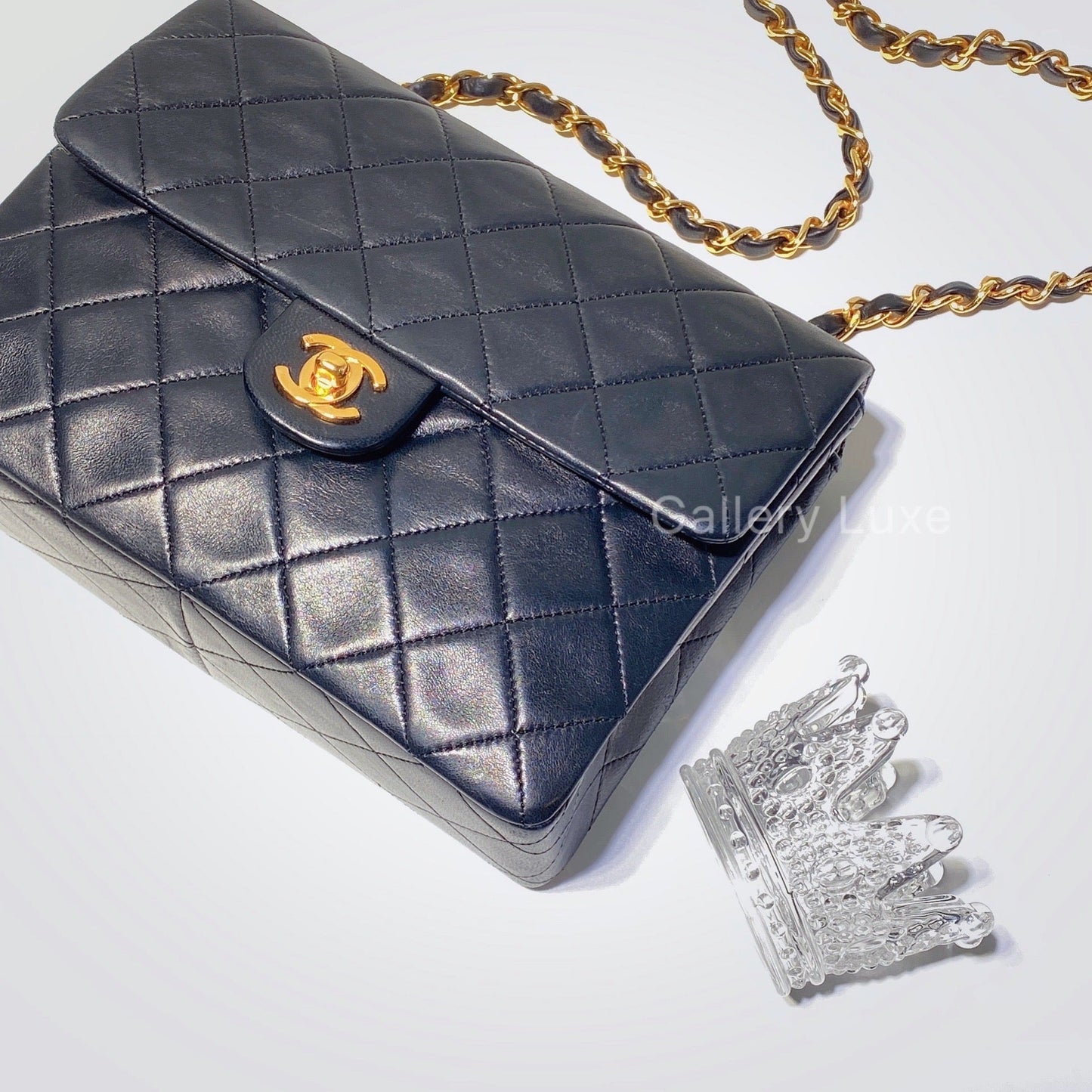 No.2608-Chanel Vintage Lambskin Classic Flap Mini 20cm