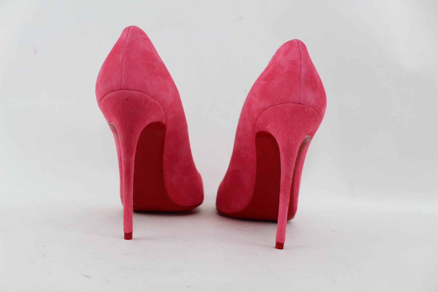 CHRISTIAN LOUBOUTIN PIGALLE FOLLIES 100 VEAU VELOURS SIZE 38.5