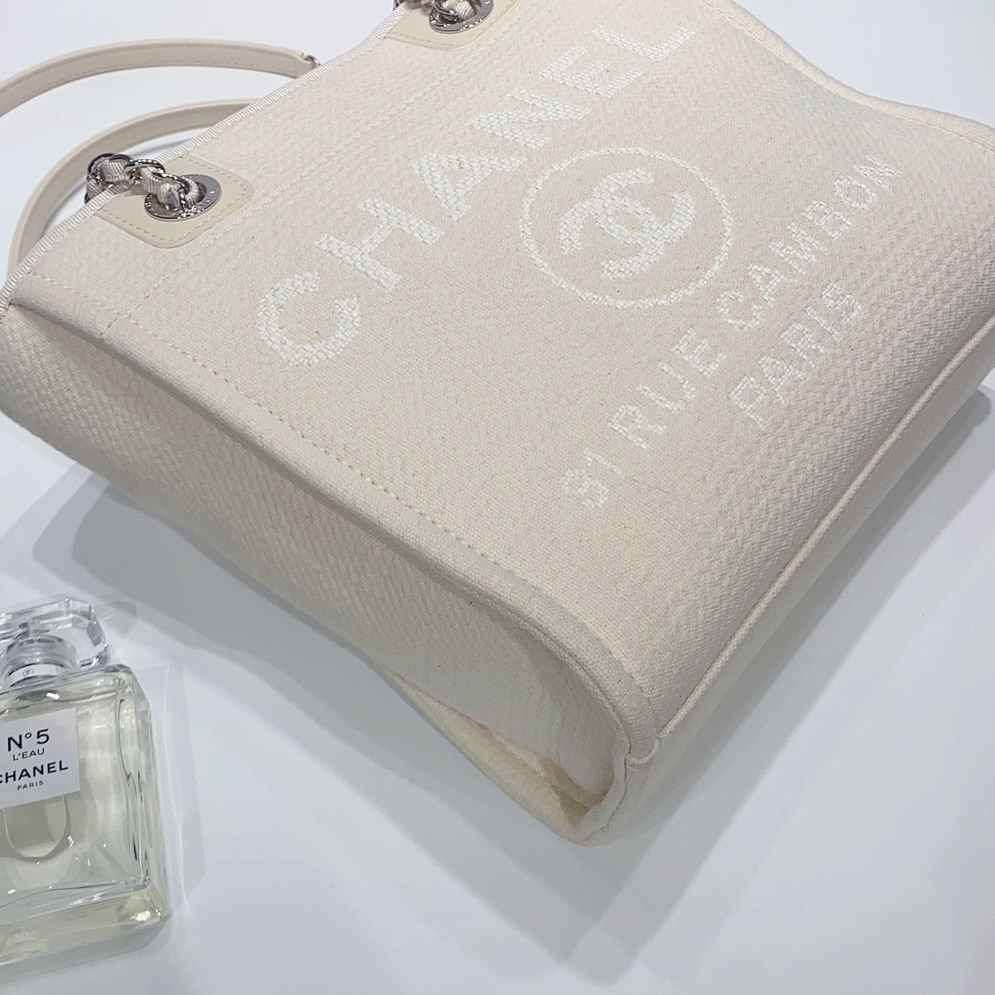 No.3785-Chanel Small Deauville Tote Bag