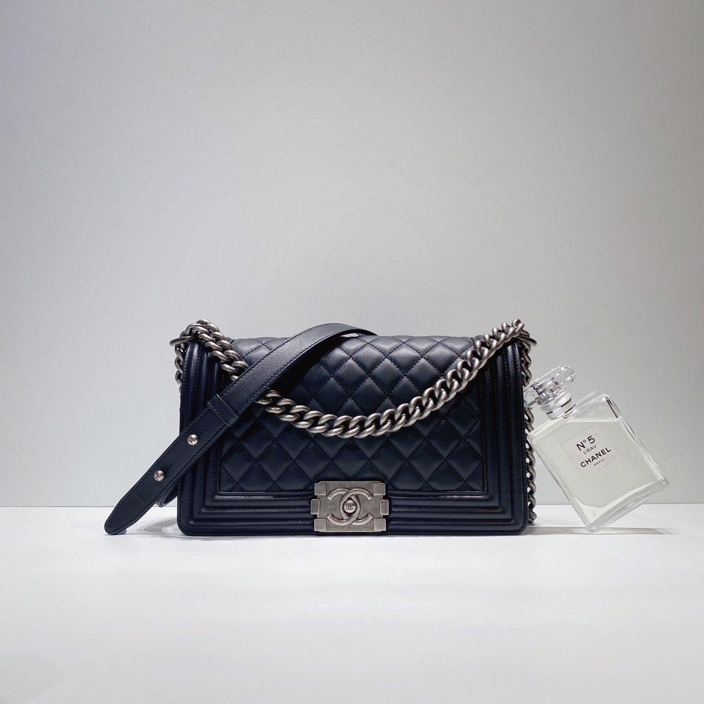 No.3415-Chanel Calfskin Boy 25cm
