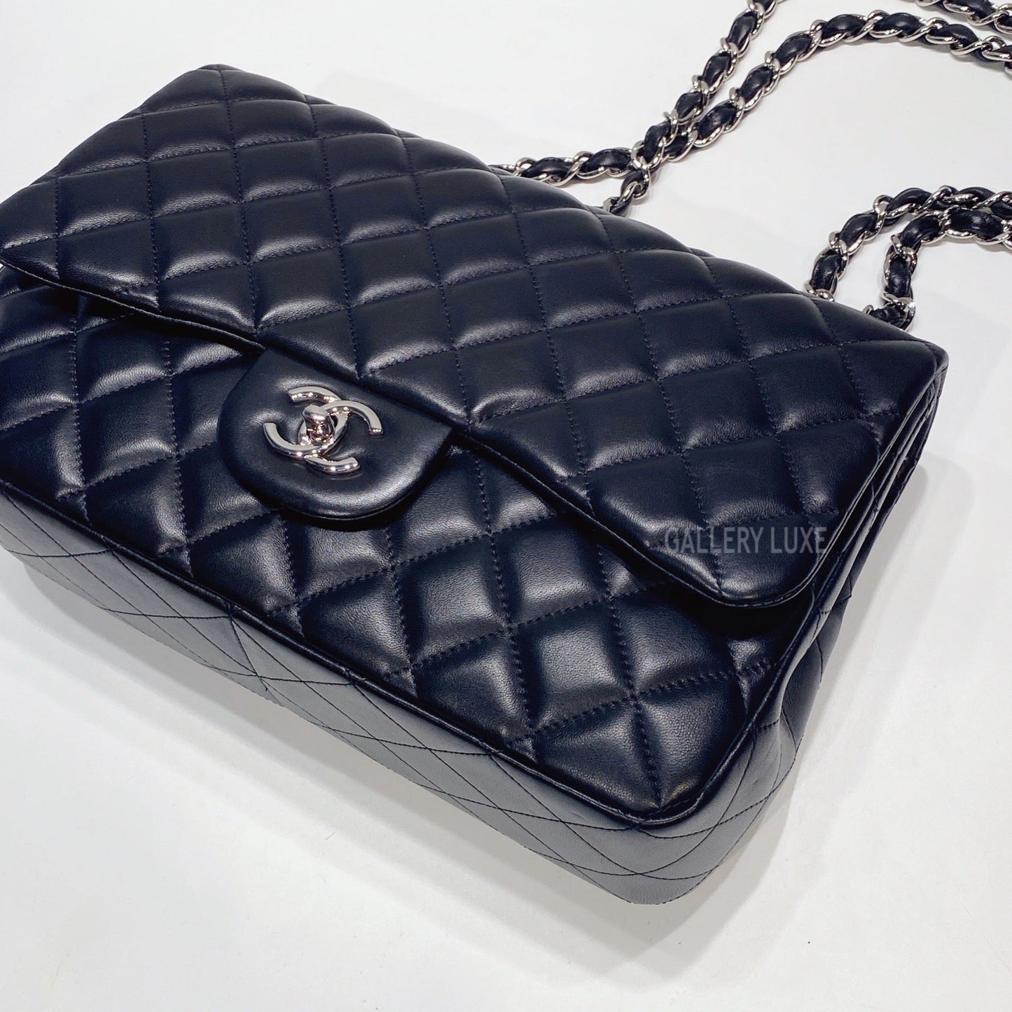 No.3417-Chanel Lambskin Classic Jumbo Single Flap Bag (Unsued / 未使用品)