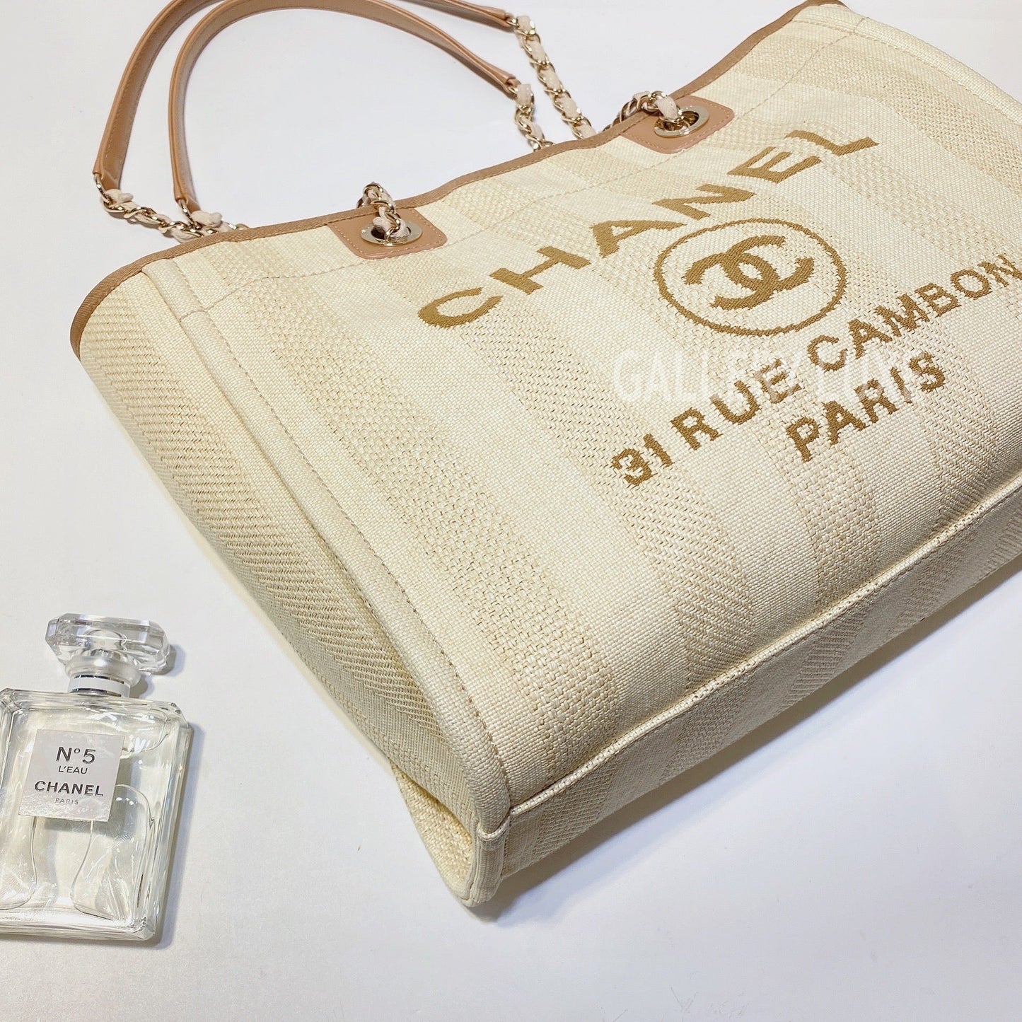 No.2905-Chanel Deauville Tote Bag