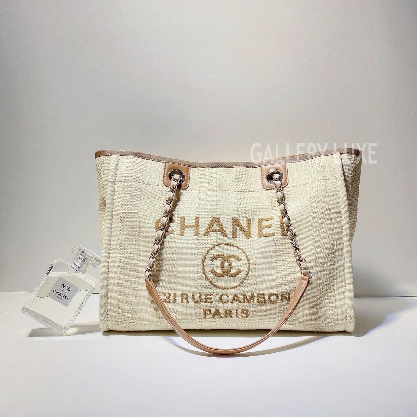 No.2905-Chanel Deauville Tote Bag