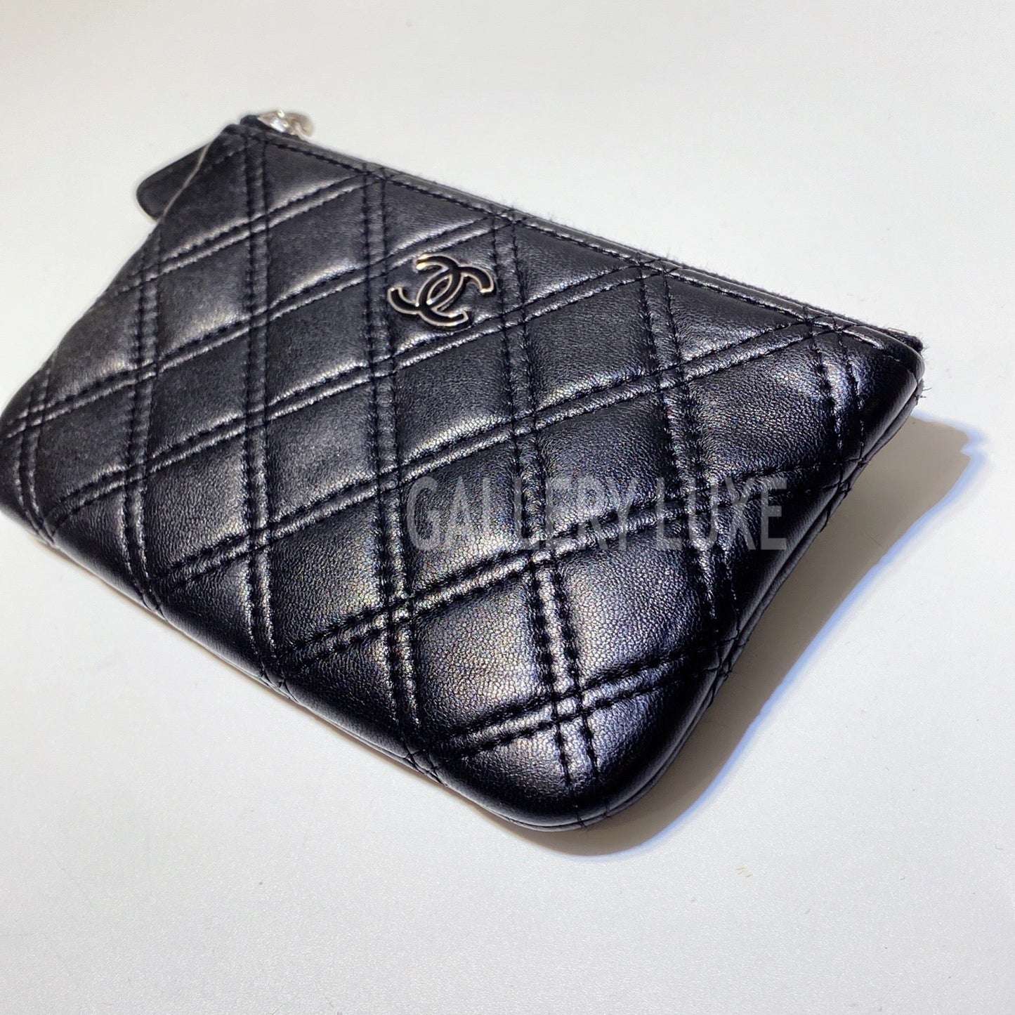 No.3167-Chanel Lambskin Quilty Delight Mini O Case Pouch
