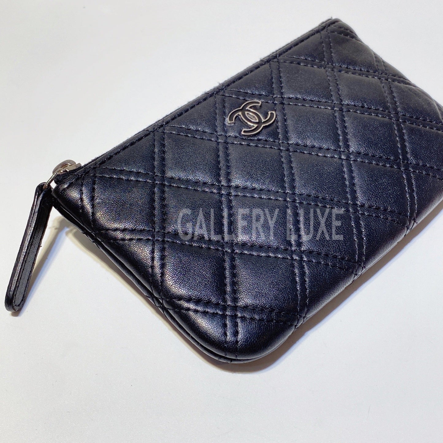 No.3167-Chanel Lambskin Quilty Delight Mini O Case Pouch