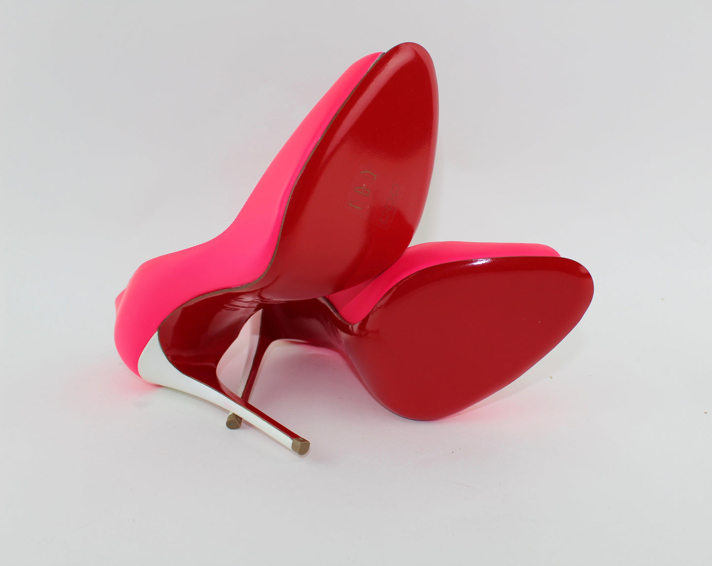 CHRISTIAN LOUBOUTIN PINK YOUPI 120 SIZE 39