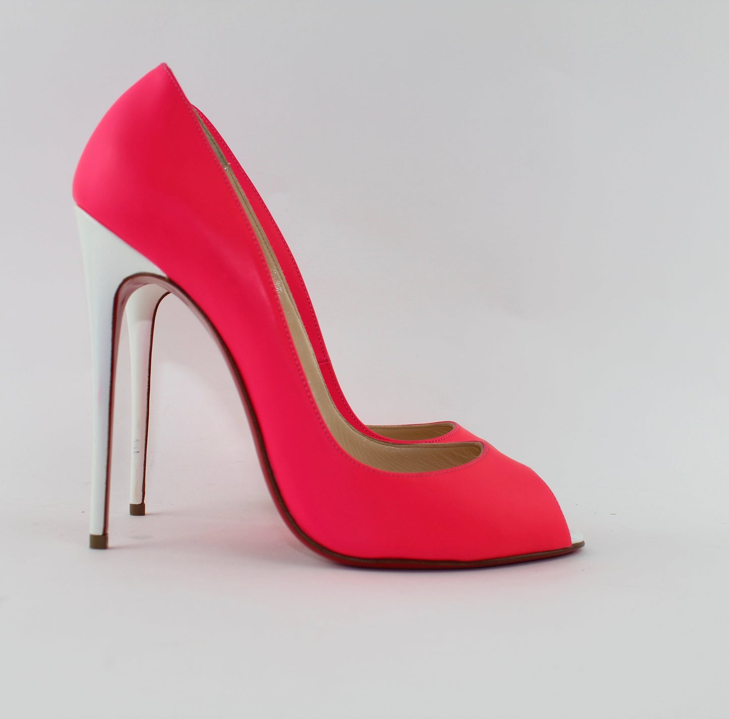 CHRISTIAN LOUBOUTIN PINK YOUPI 120 SIZE 39