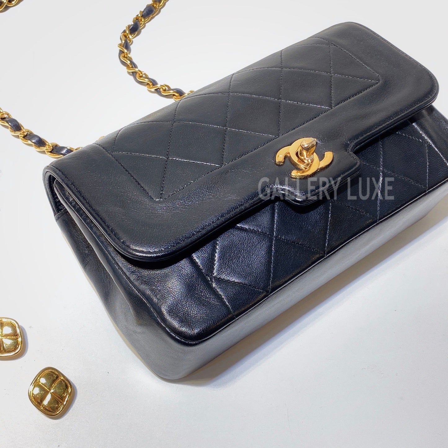 No.2273-Chanel Vintage Lambskin Flap Bag