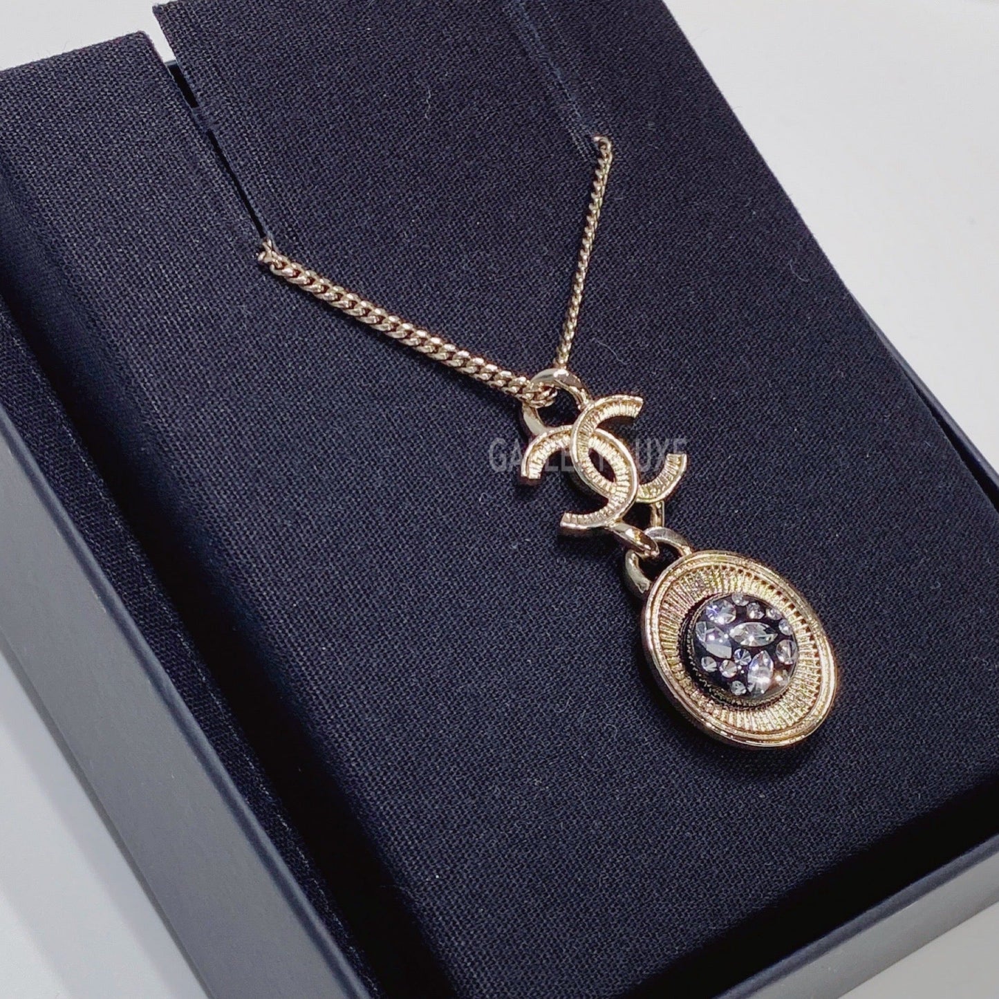 No.3771-Chanel Metal Crystal Necklace (Brand New / 全新)