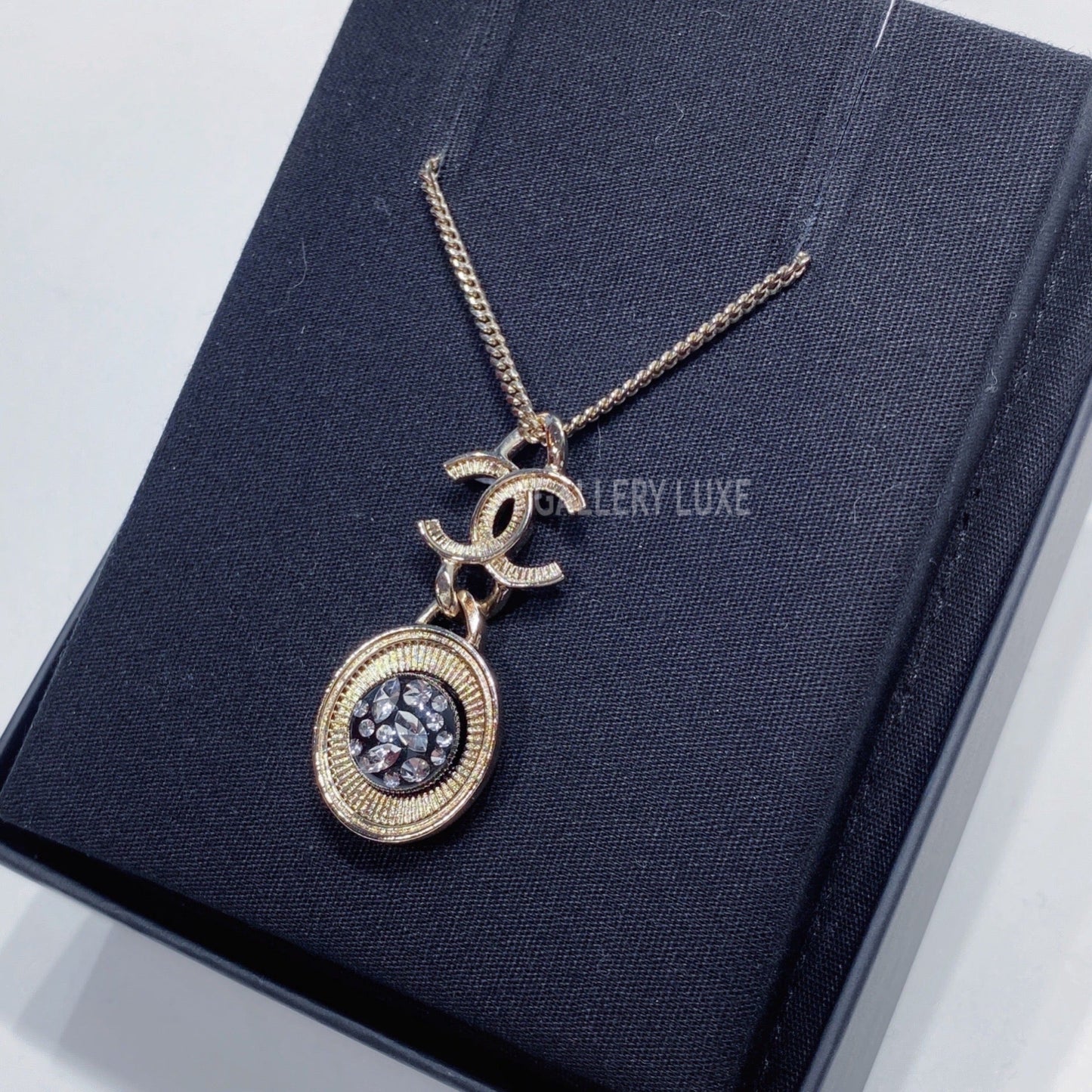 No.3771-Chanel Metal Crystal Necklace (Brand New / 全新)