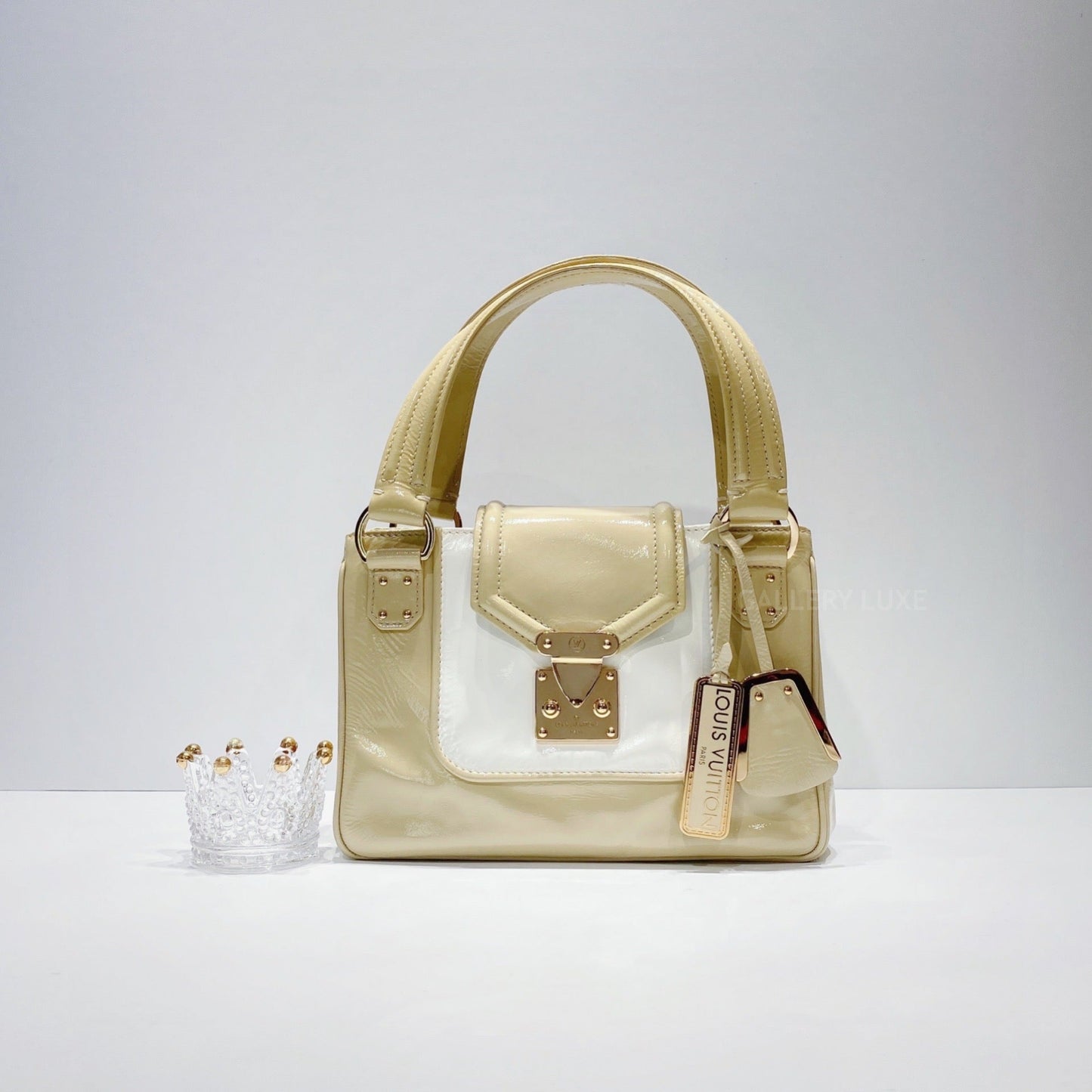 No.3398-Louis Vuitton Vernis Sac-Bicolore PM