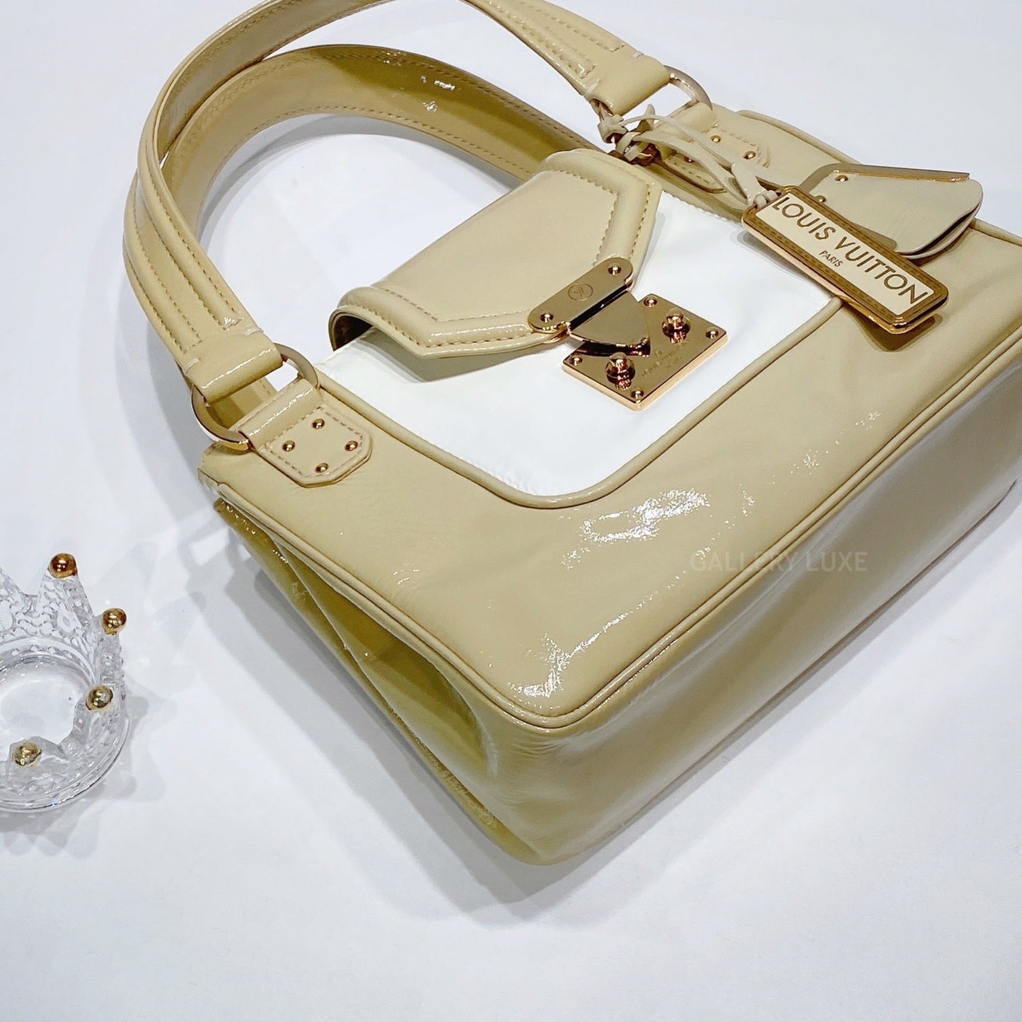 No.3398-Louis Vuitton Vernis Sac-Bicolore PM