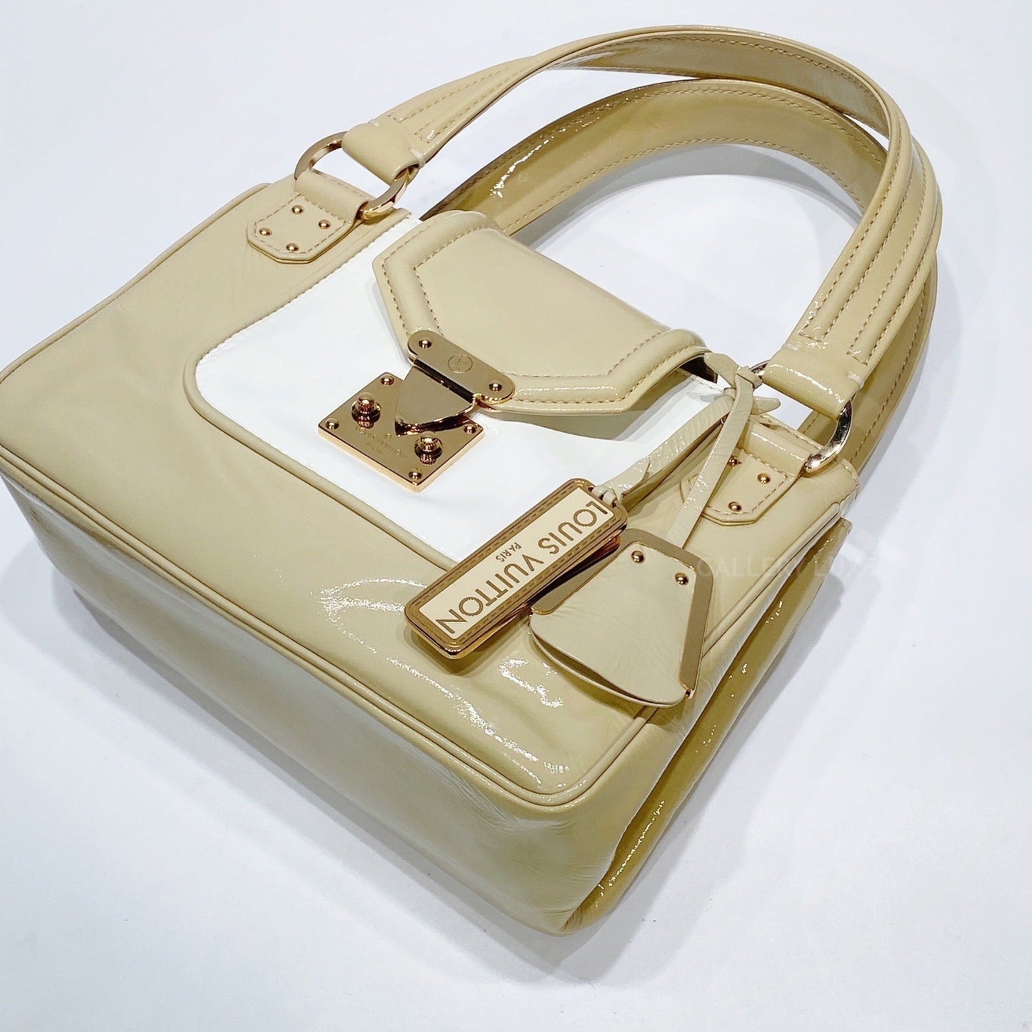 No.3398-Louis Vuitton Vernis Sac-Bicolore PM